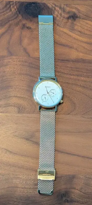 Seiko 메쉬 벨트 아날로그 시계