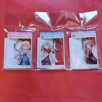 오오무로가 SNS풍 아크릴 키링 사쿠라코, 하나코, 나데코