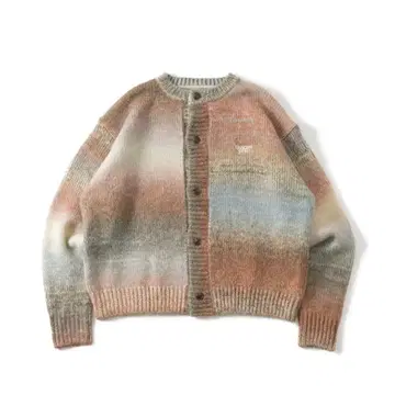 YONGER SONG 그라데이션 니트 가디건