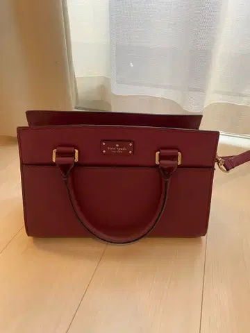 케이트 스페이드 버건디 숄더백