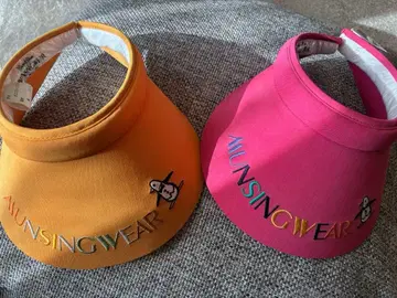 먼싱웨어 여성용 바이저 핑크 & 오렌지