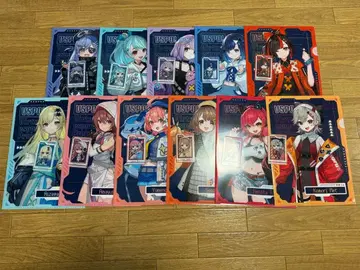 브이스포 gigo 특전 클리어 파일 컴플리트 컴프 전 11종 세트