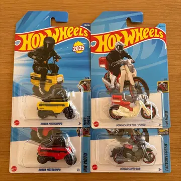 핫휠 혼다 바이크 4대 세트
