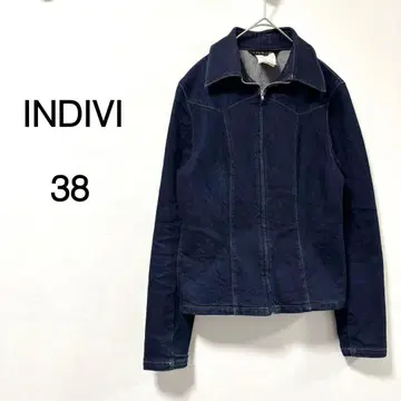 [ 인디비 ] INDIVI 데님 자켓 집업 일본제 38