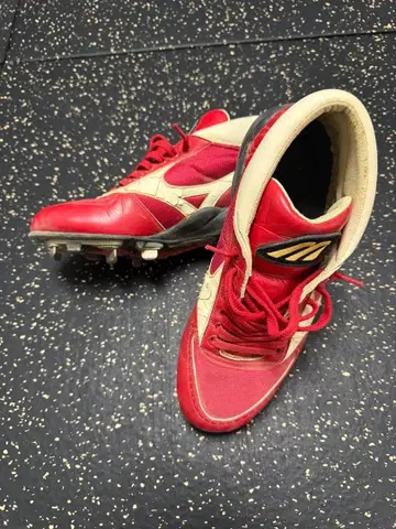 Mizuno 야구 다구치 소 선수 사인 포함 실사용 스파이크