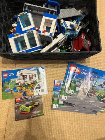 레고 폴리스 스테이션 캠핑카