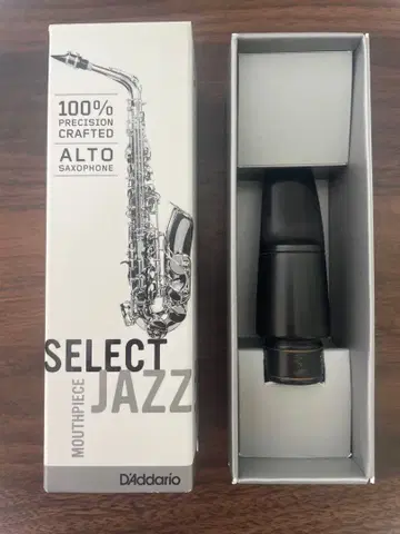 D'Addario Select Jazz 알토 색소폰 마우스피스 D5M