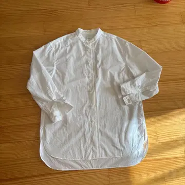 Spick & Span 화이트 긴팔 와이드 셔츠