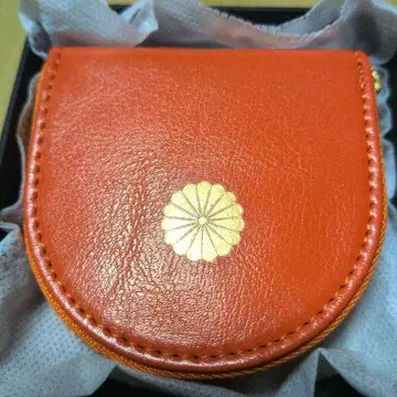 [황거 지갑] 미사용 새상품 코인 케이스 오렌지