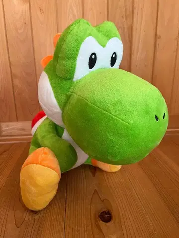 슈퍼 마리오 특대 사이즈 봉제 인형 앉은 요시