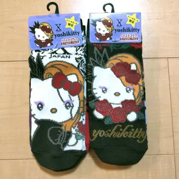 새상품 yoshikitty 헬로키티 삭스 6족 세트 요시키티