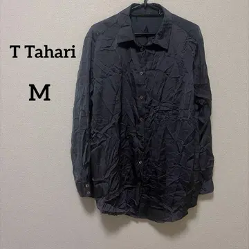 T Tahari [ M ] 블랙 긴팔 셔츠