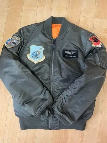 MA-1 플라이트 자켓 그레이