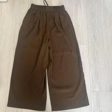 로리즈팜 브라운 셋업 와이드 팬츠 자켓 세트