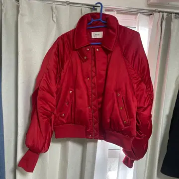 seyto 빨간색 숏 기장 자켓