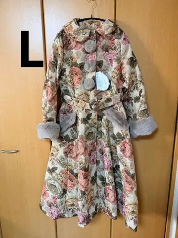 L 시마무라 쿠루미 고블랑 롱 코트 노엘 드 메모와르 베이지