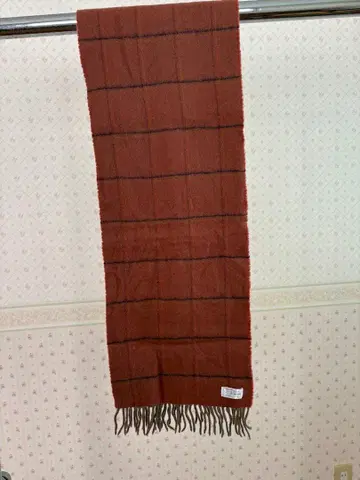 Paul Smith 체크 무늬 머플러 브라운