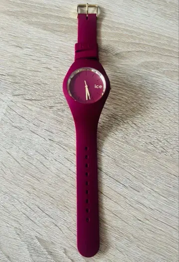 ice watch 퍼플 실리콘 밴드