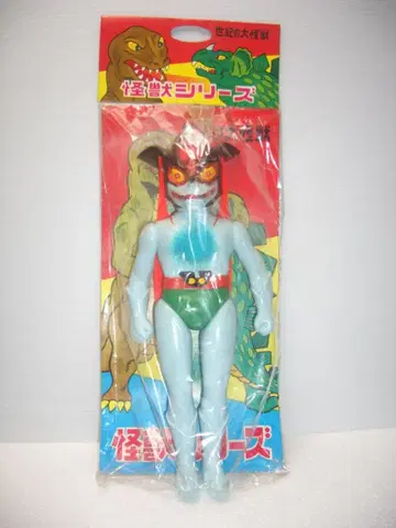 데빌맨 봉입 표준 사이즈 소프트 비닐 무판권 방영 당시 물건