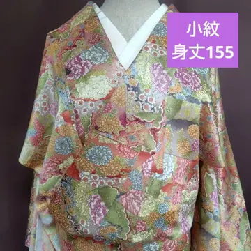 코몬 기장 155 화려함 새상품급 러블리 고전 초봄