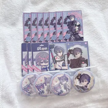 니지산지 코야나기 로우 Dytica 산리오 폴라로이드 캔뱃지