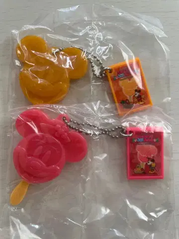 디즈니 캡슐 토이 미키 미니 아이스 2개 세트