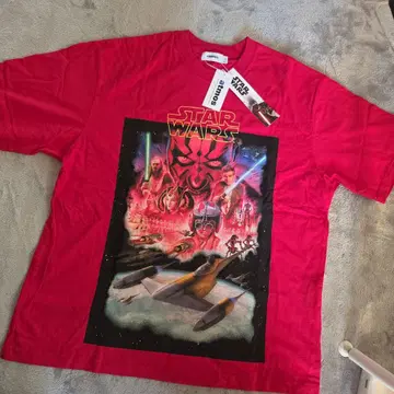 atmos 스타워즈 T셔츠 L 레드