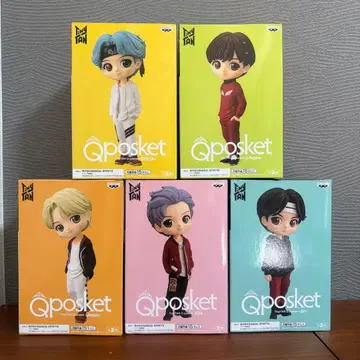BTS TinyTAN Q posket 피규어 5체 세트