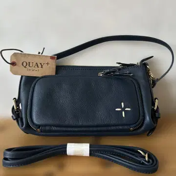 QUAY+ (키플러스) 네이비 숄더백