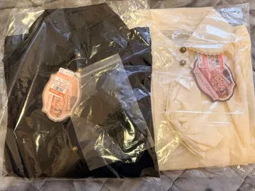 시마무라 클라로리 쿠루미 블라우스 화이트 블랙 쌍둥이 L