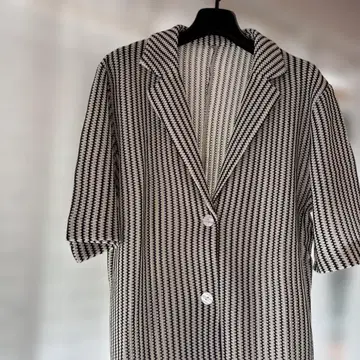 택 포함 새상품 스트라이프 반팔 셔츠