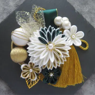 츠마미자이쿠 머리 장식 졸업식 결혼식 성인식