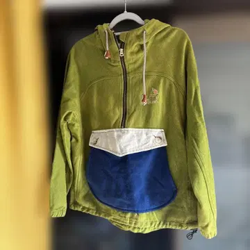 go slow caravan 플리스 자켓 올리브 그린