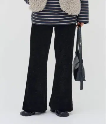 스타일업 몰 니트 플레어 팬츠