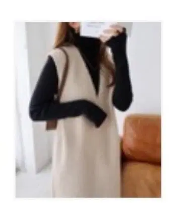 andme 슬리브리스 원피스