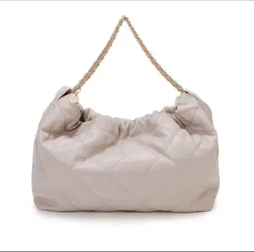 TREASURE TOPKAPI 퀼팅 백 베이지 아이보리