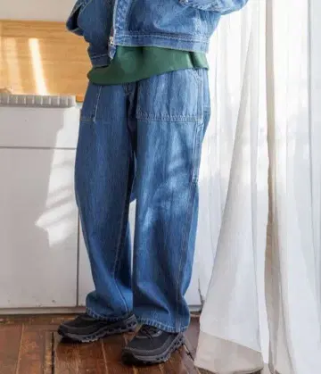 niko and 페인터 데님 팬츠