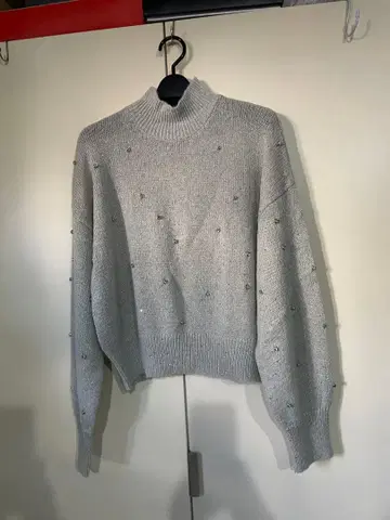 마우지 크리 네이비 컴포트 아줄 비쥬 그레이 스웨터