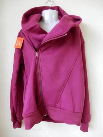 JH 컬렉션 집업 후드티 L 사이즈 체리 핑크