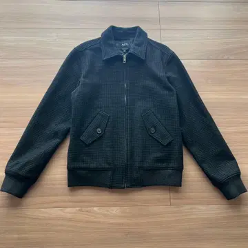 A.P.C. 체크 무늬 집업 자켓 XS