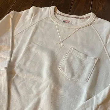 todd snyder Champion 화이트 트레이닝복 포켓 부착