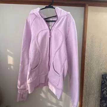 룰루레몬 풀 집업 후드티 라이트 핑크