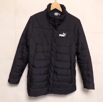 새상품급 푸마 블랙 충전솜 하프 코트 L (관X3)