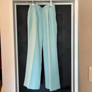 유나이티드 애로우즈 그린라벨 그린 팬츠 깔끔한 팬츠 외출용