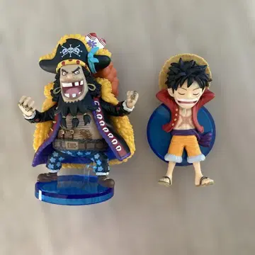 원피스 루피 검은 수염 피규어 세트