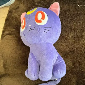 루나 봉제 인형 약 30cm 보라색
