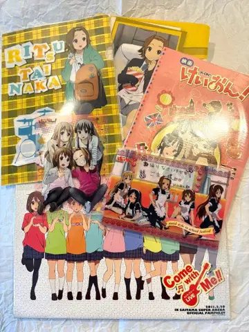 새상품급 케이온 come with me 팜플렛 외 세트