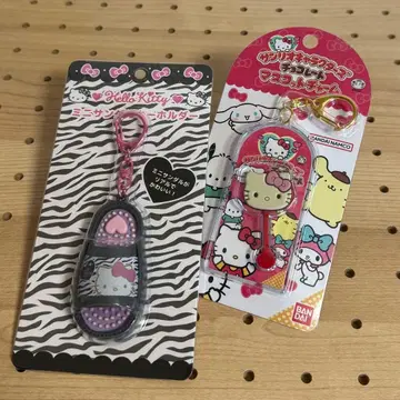 산리오 미니 샌들 키링 초콜릿 마스코트 참