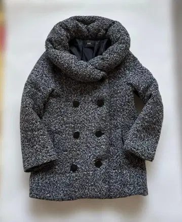 ISSUE 그레이 계열 더블 브레스트 코트