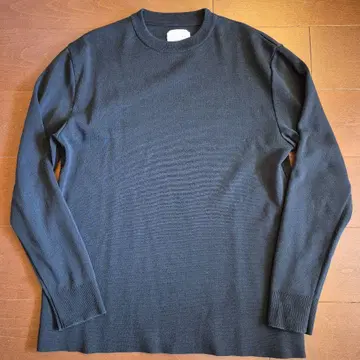 United Tokyo/워셔블 크루넥 니트/블랙/사이즈 2